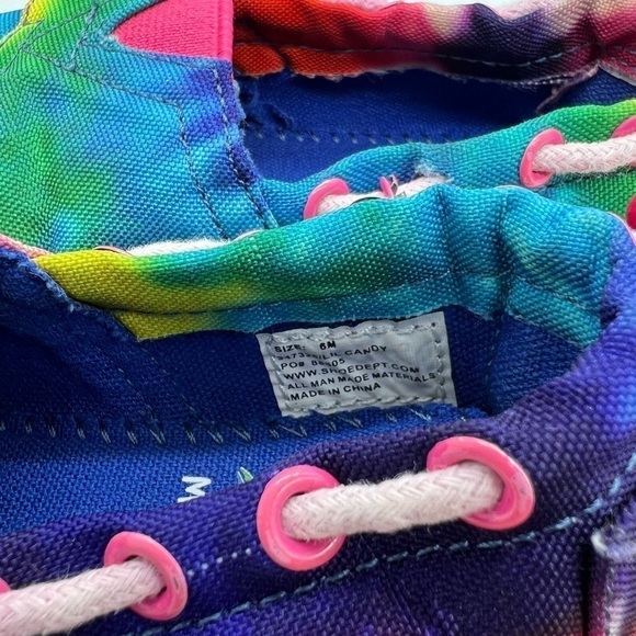 MAUI ISLAND UNISEX BABY TIE DYE SHOES SIZE 6 - Picture 11 of 11